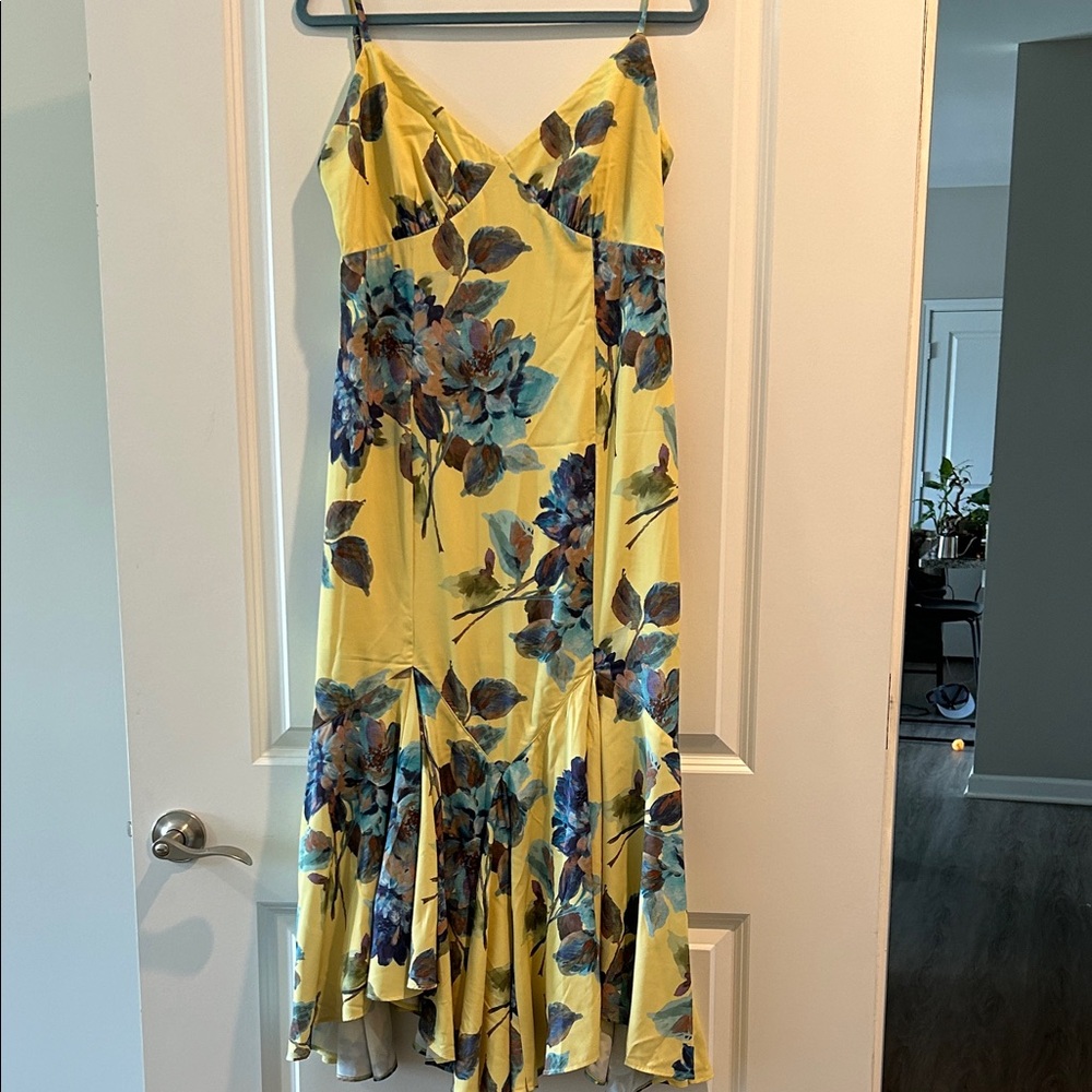Abercrombie & Fitch Yellow Floral Dress